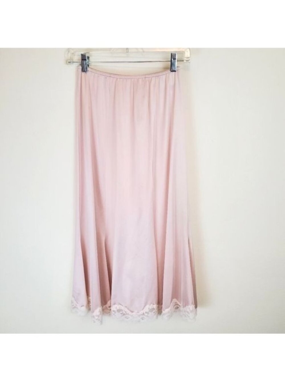 Heartstrings by Maidenform vintage pale pink midi length slip union label